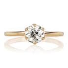 0.87ct old European cut diamond Ring
