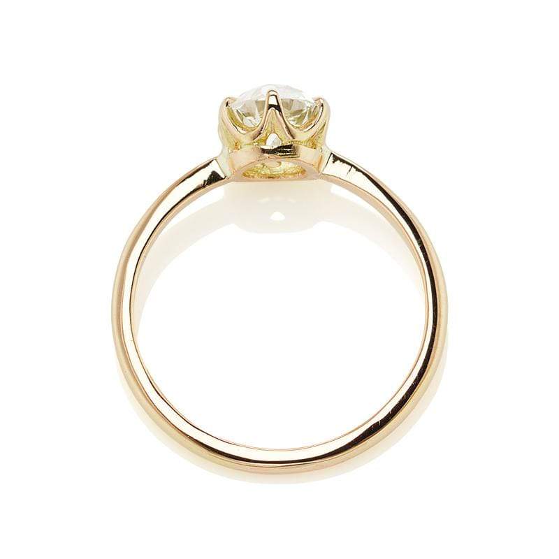 0.89ct old European cut diamond Ring