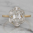 0.90 Carat Old Cut Oval Diamond