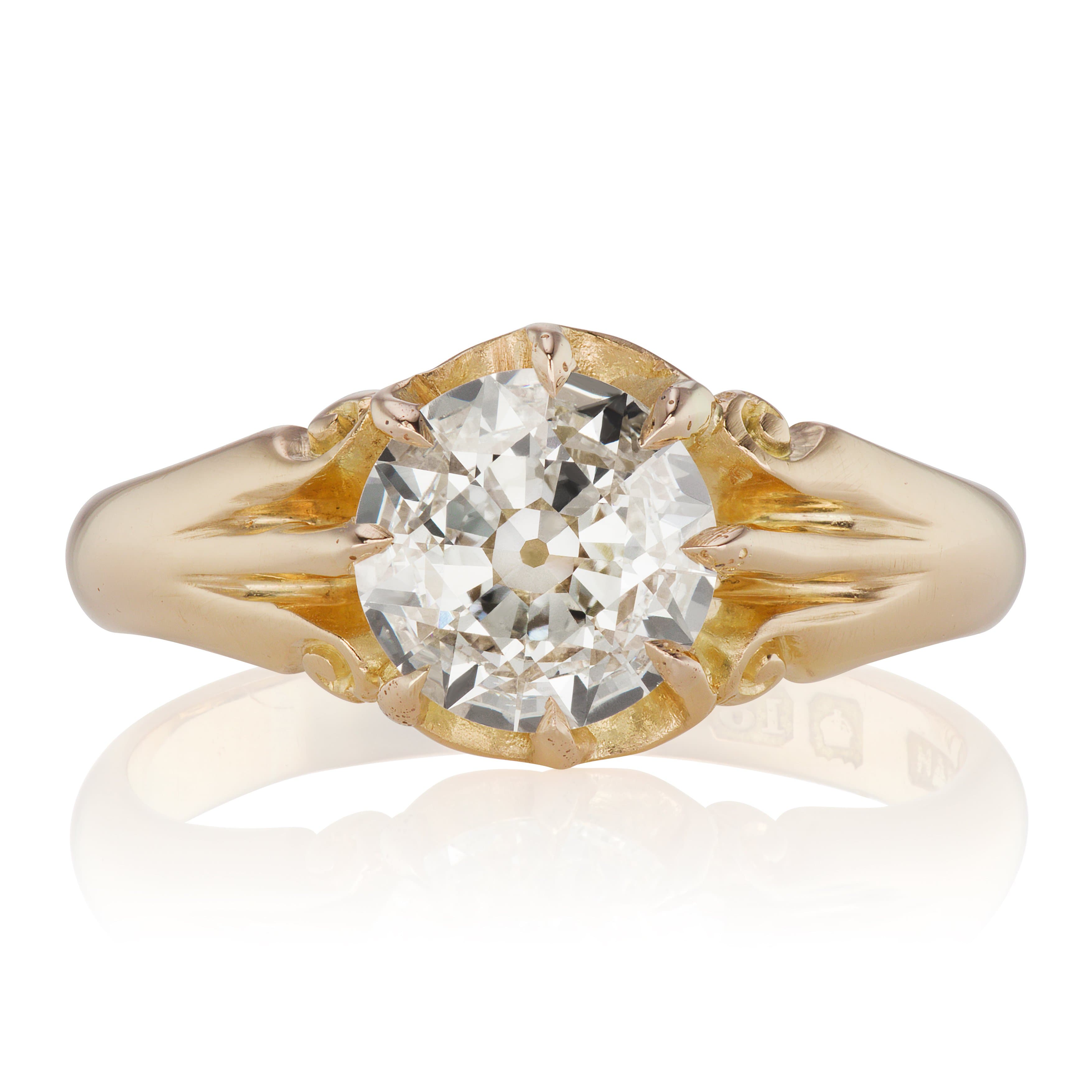 0.90ct old European cut diamond