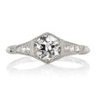 0.90ct old European cut diamond Ring