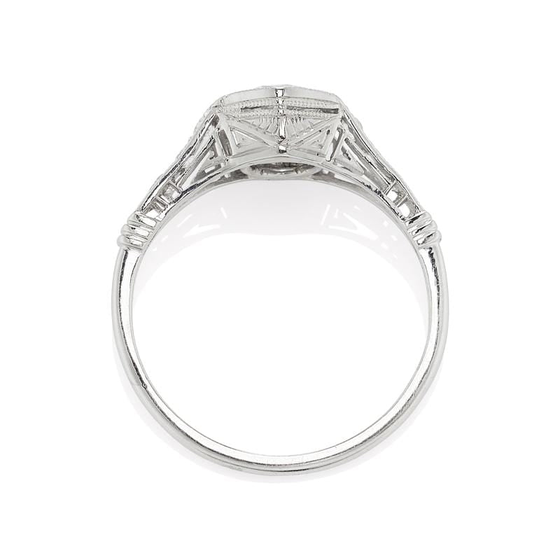 0.90ct old European cut diamond Ring