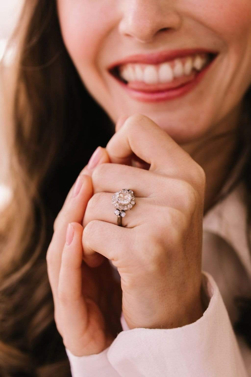 0.90ct old mine cut diamond