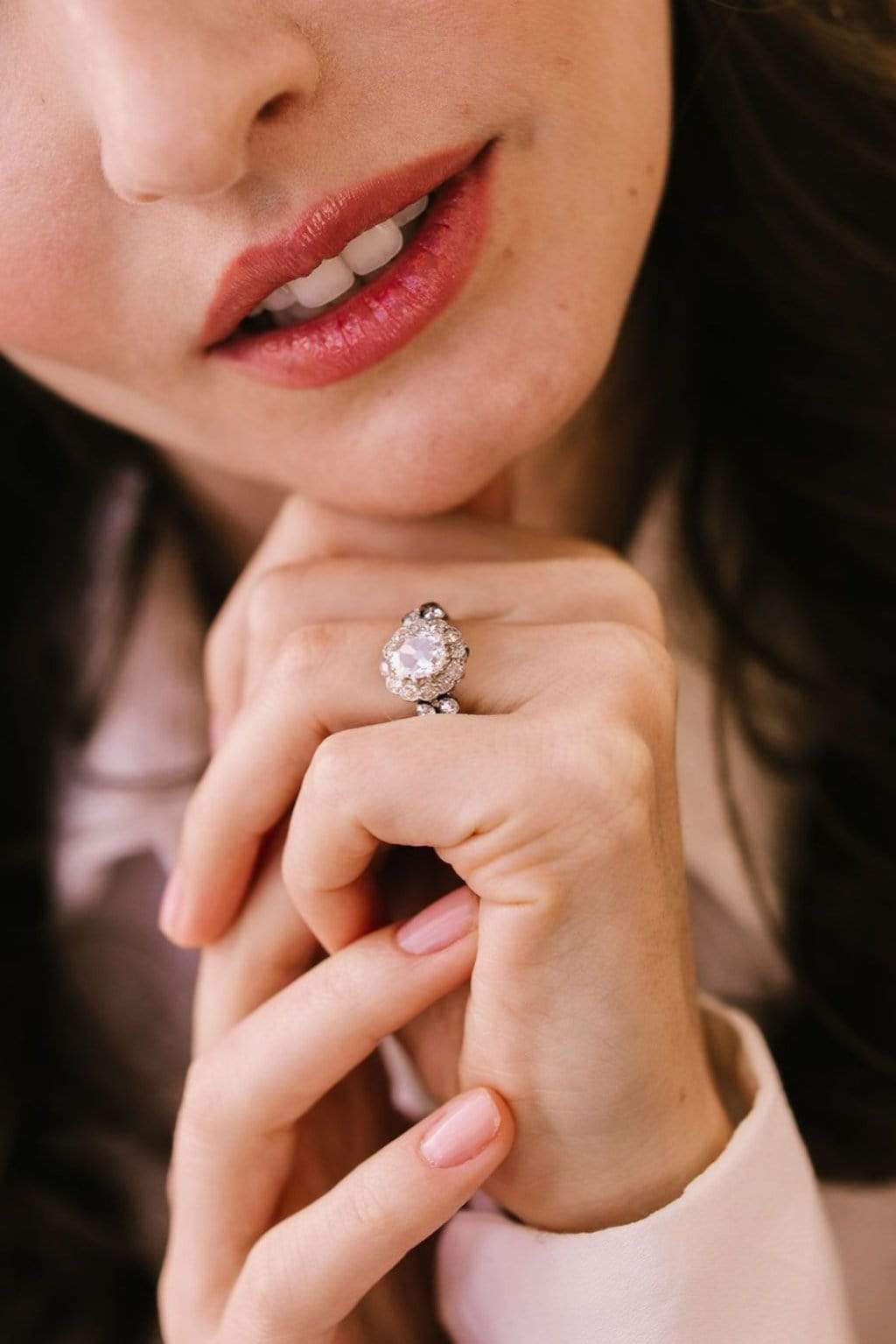 0.90ct old mine cut diamond