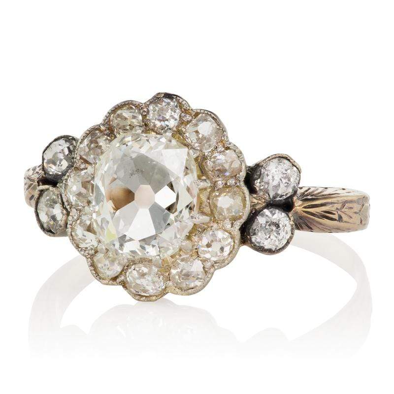 0.90ct old mine cut diamond