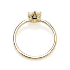 Antique Cut Oval Diamond Engagement Ring