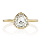 0.91ct Heart Rose Cut diamond