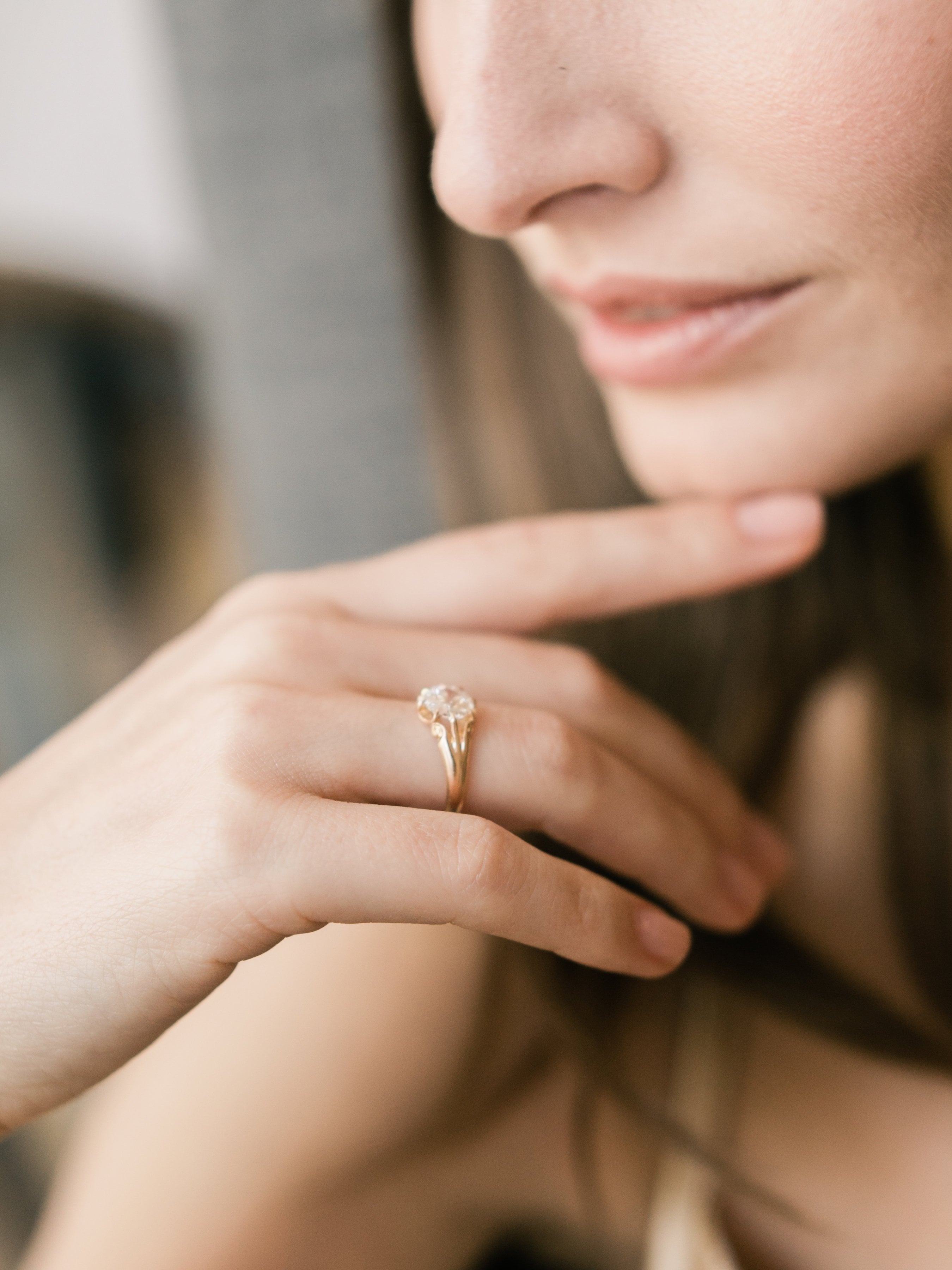 0.91ct old European cut diamond