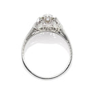 Vintage Platinum Diamond Engagement Ring