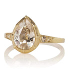 0.91ct pear cut diamond Ring