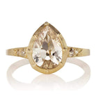 0.91ct pear cut diamond Ring