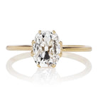 0.93ct old mine cut diamond Ring