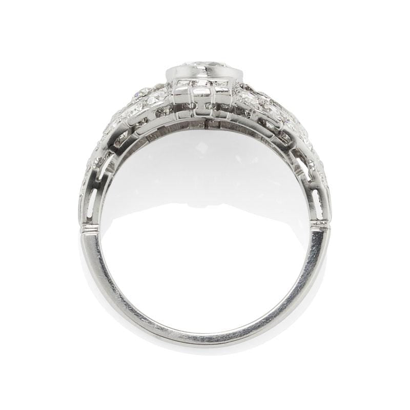 0.93ct Transitional cut diamond Ring