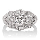 0.93ct Transitional cut diamond Ring