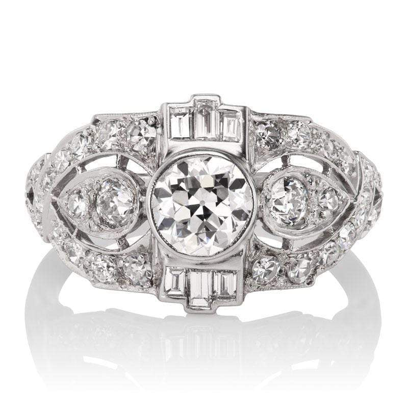 0.93ct Transitional cut diamond Ring
