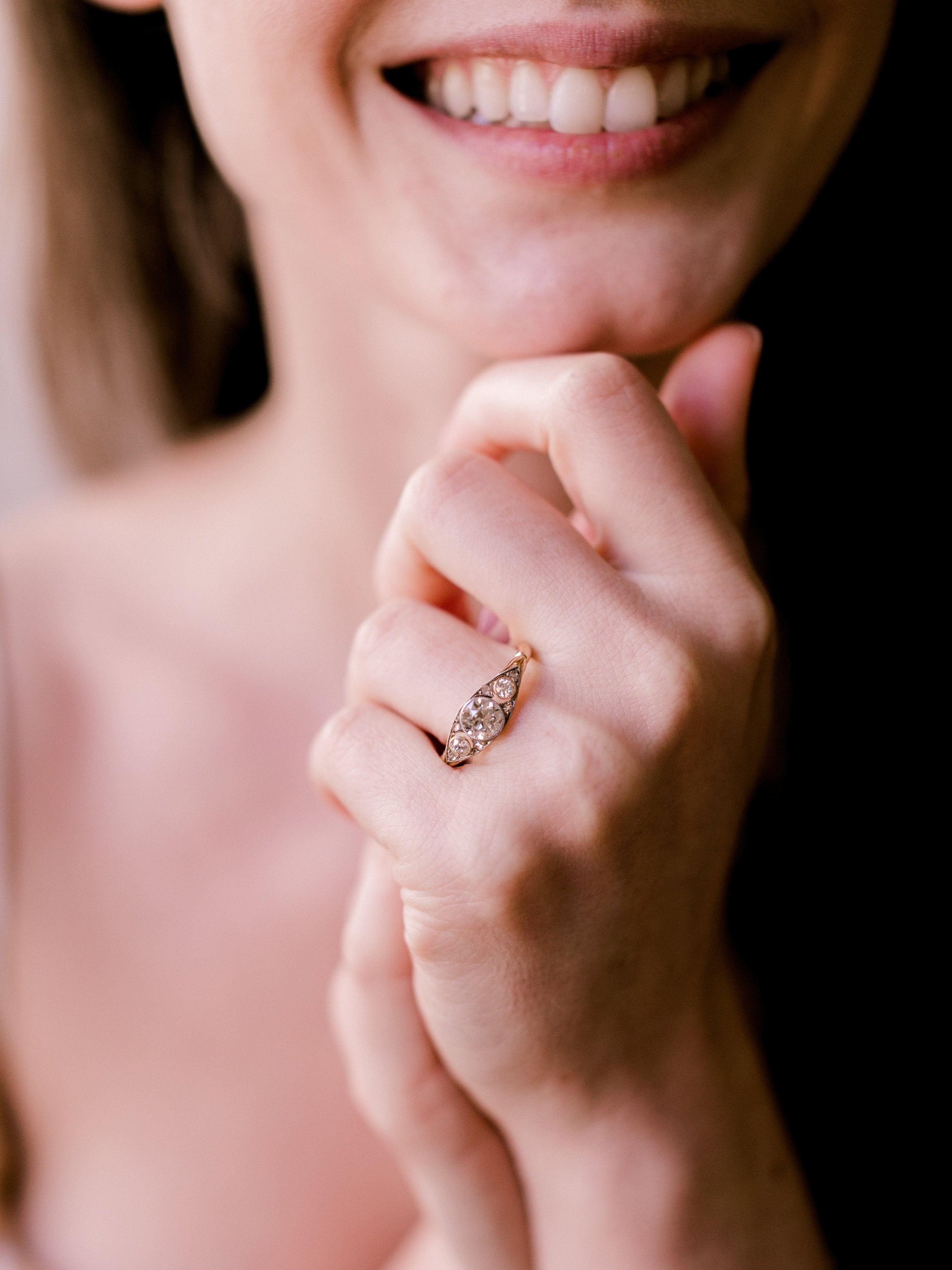 0.94ct old European cut diamond