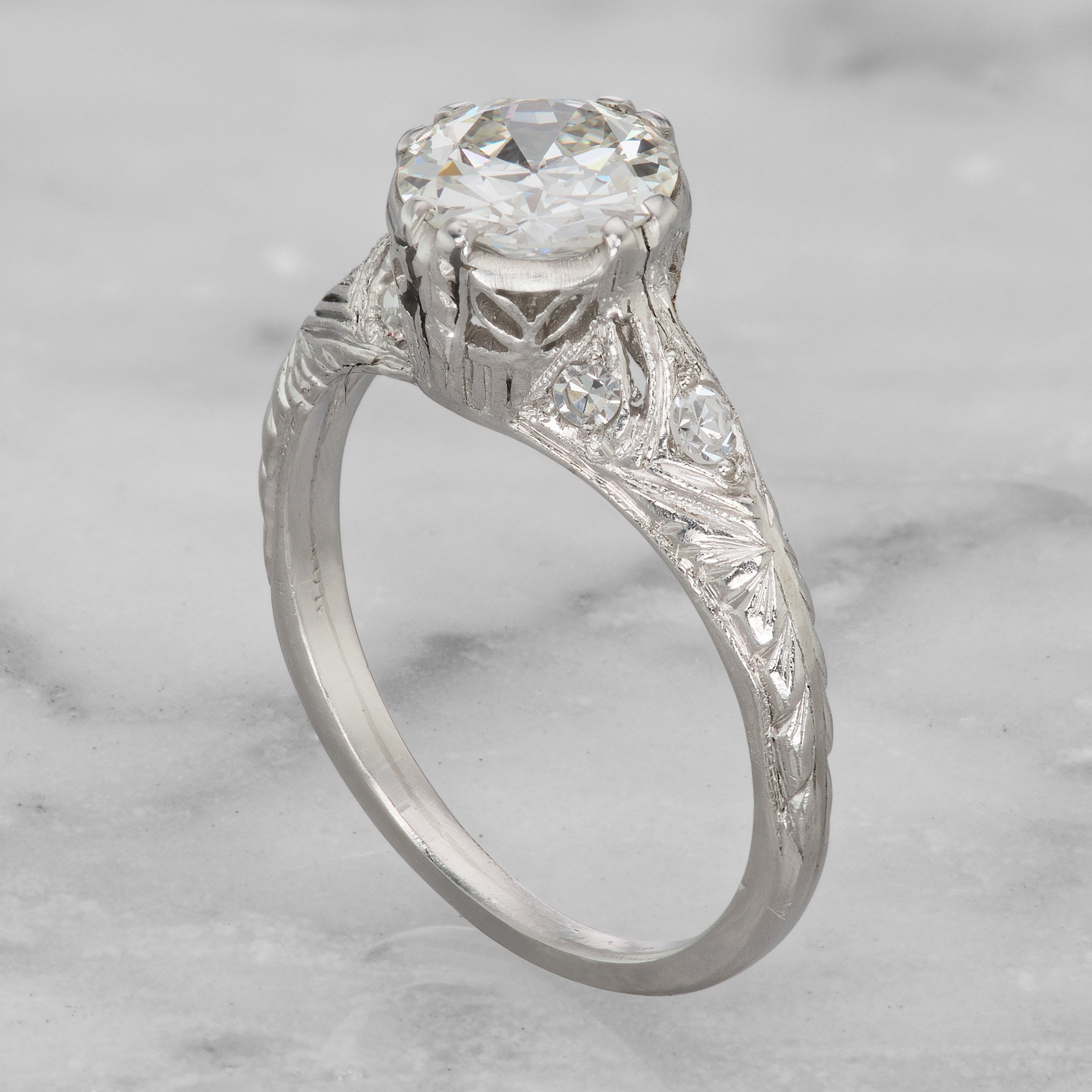 0.98 Carat Old European Cut Diamond