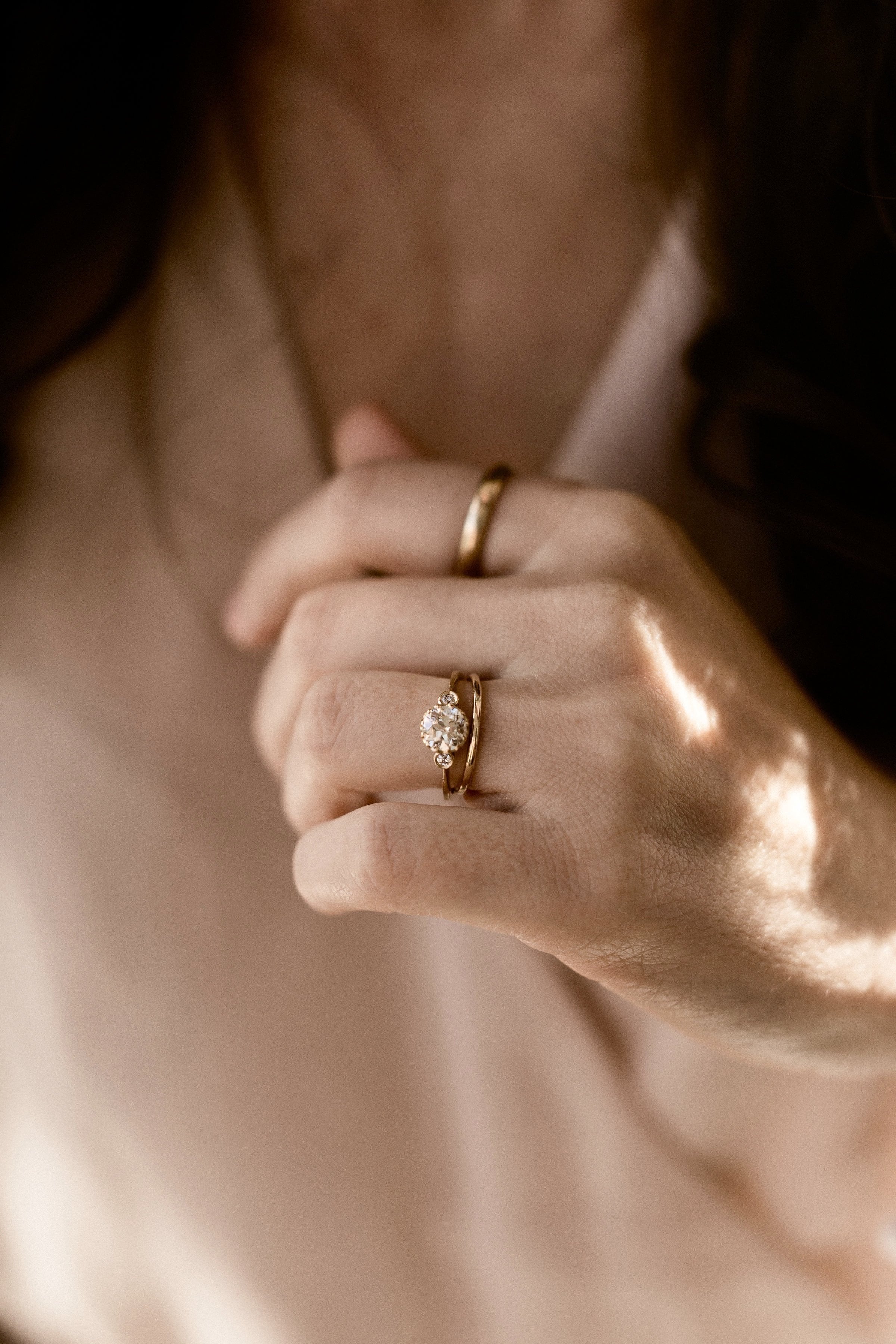 0.98ct old European cut diamond