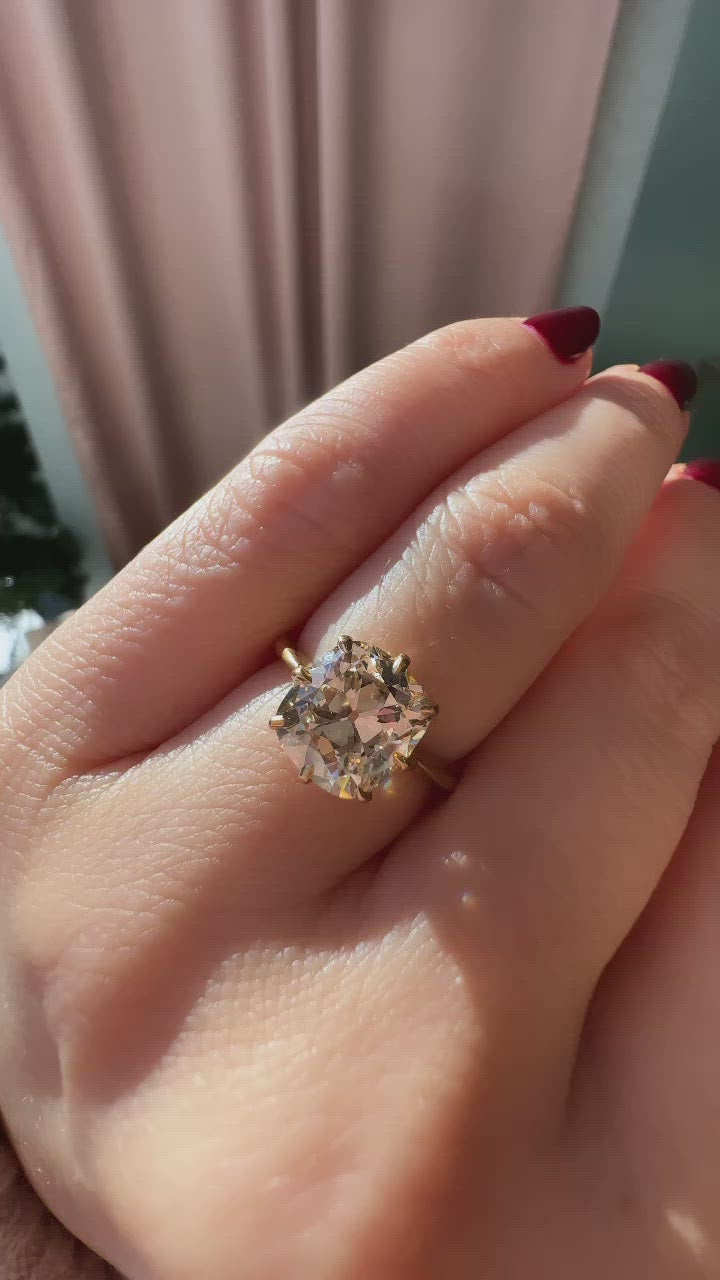  videos and images of vintage -Old Mine cut diamond 