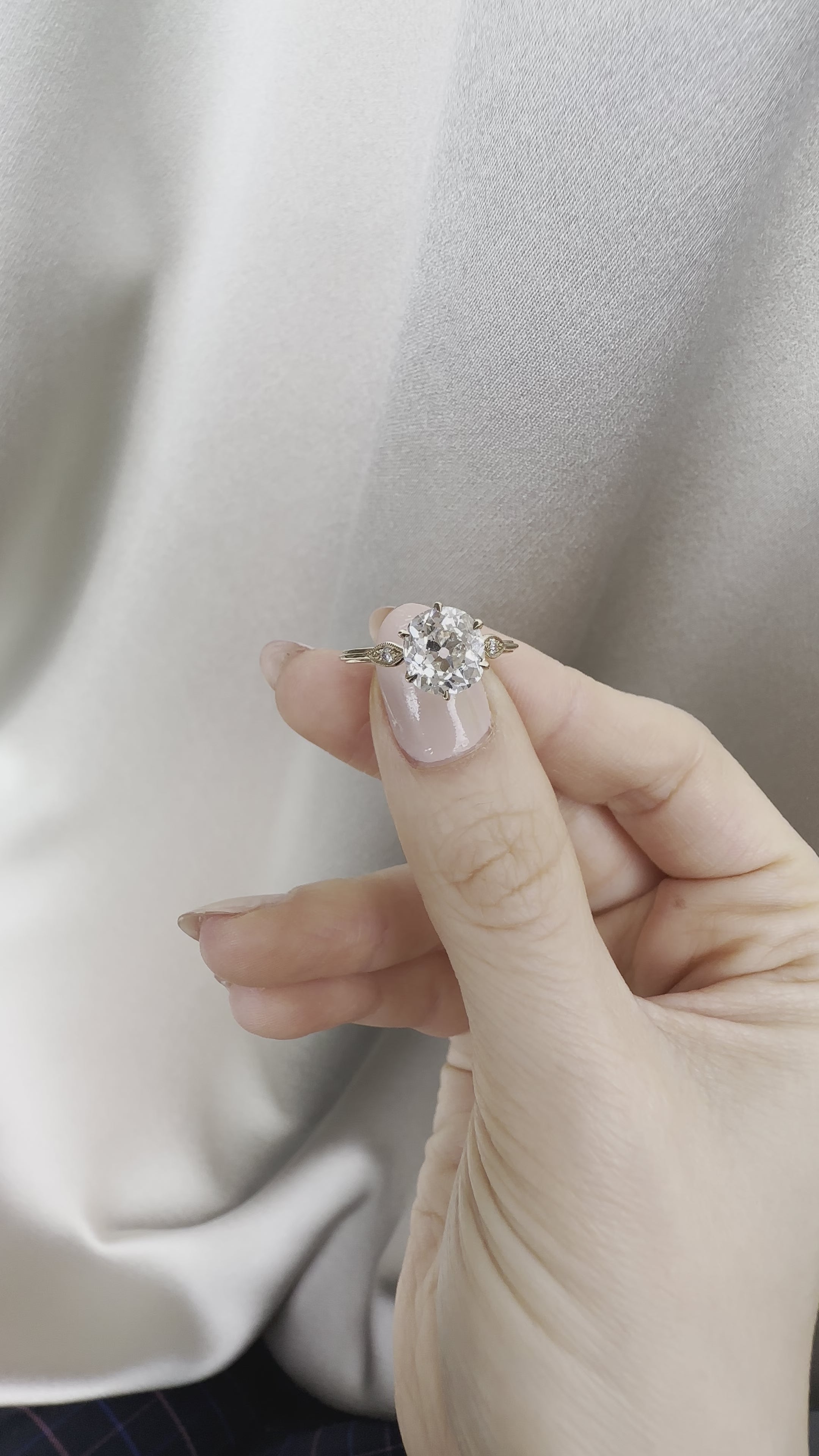 Old Mine cut diamond 