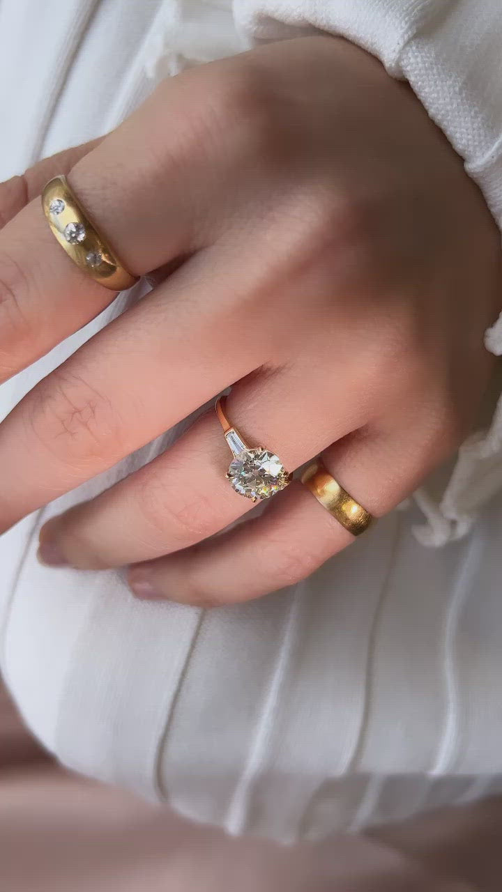 Old European cut diamond 