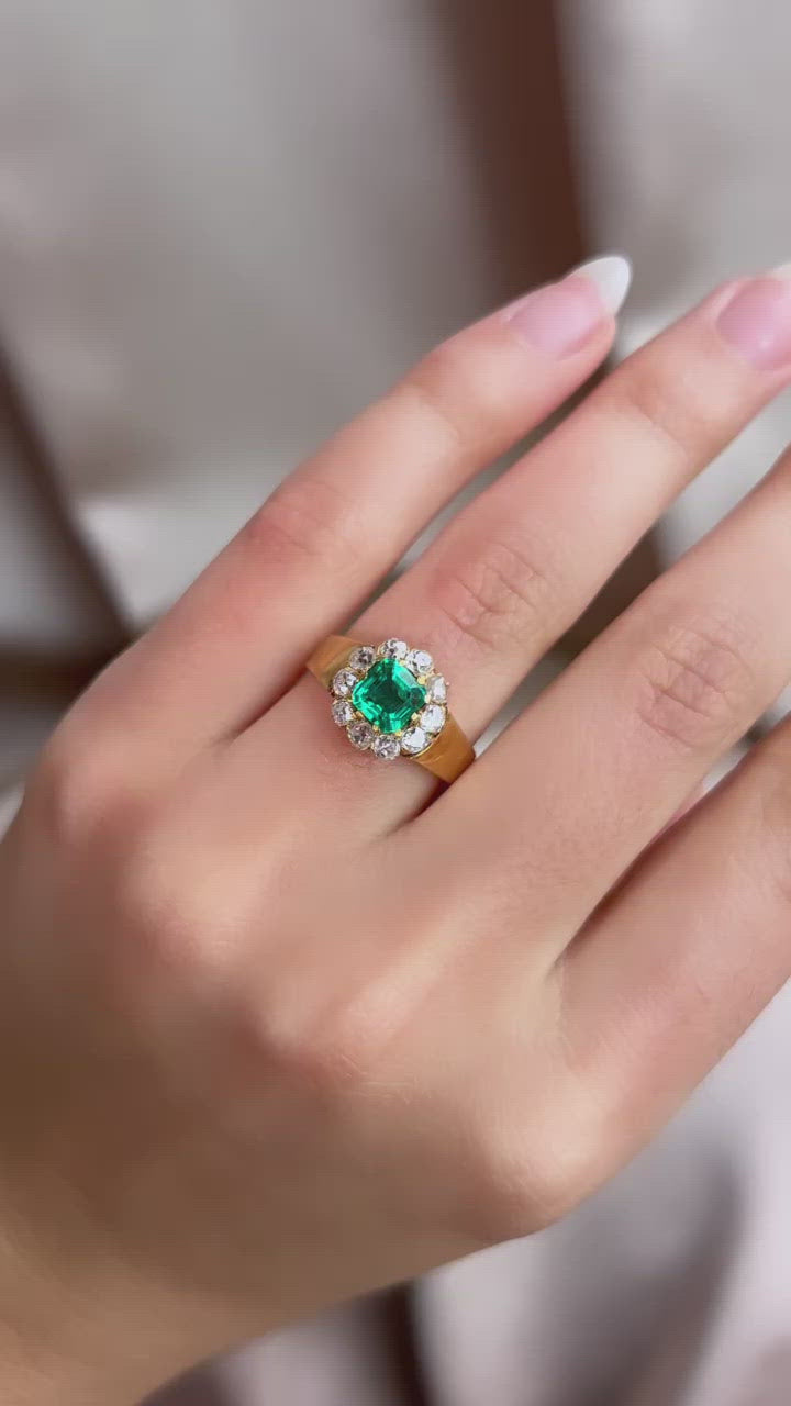 diamond in yellow gold setting