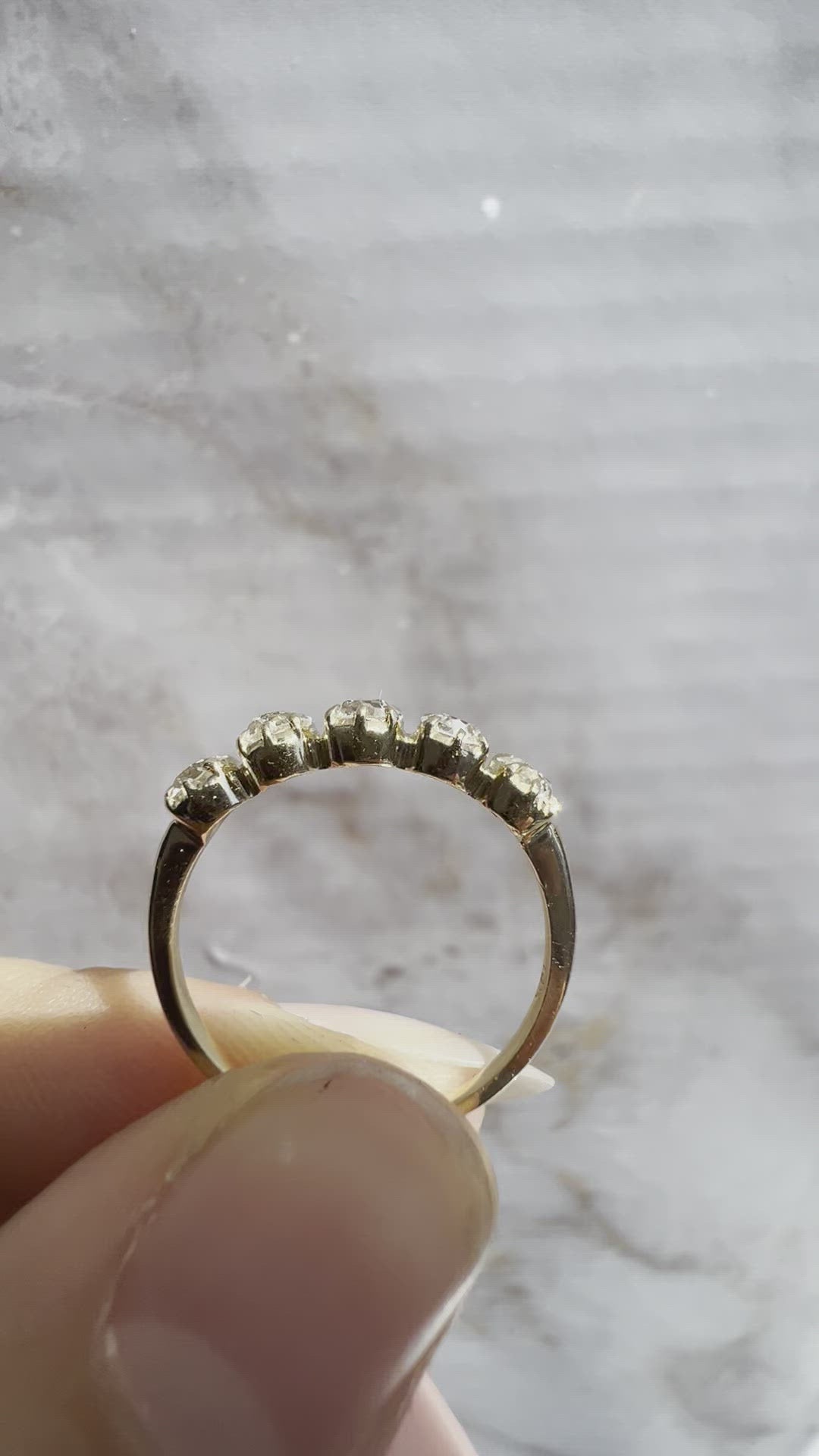 Less than 1  vintage engagement ring