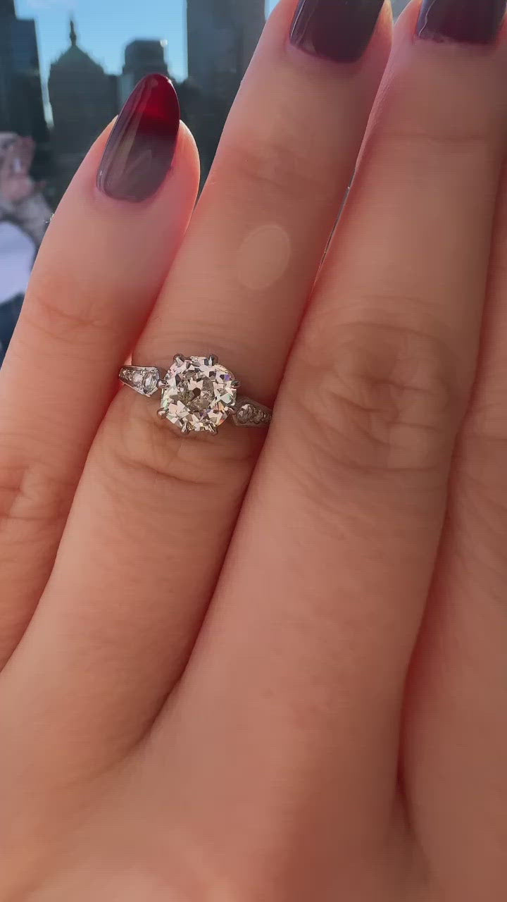 Old European cut diamond 