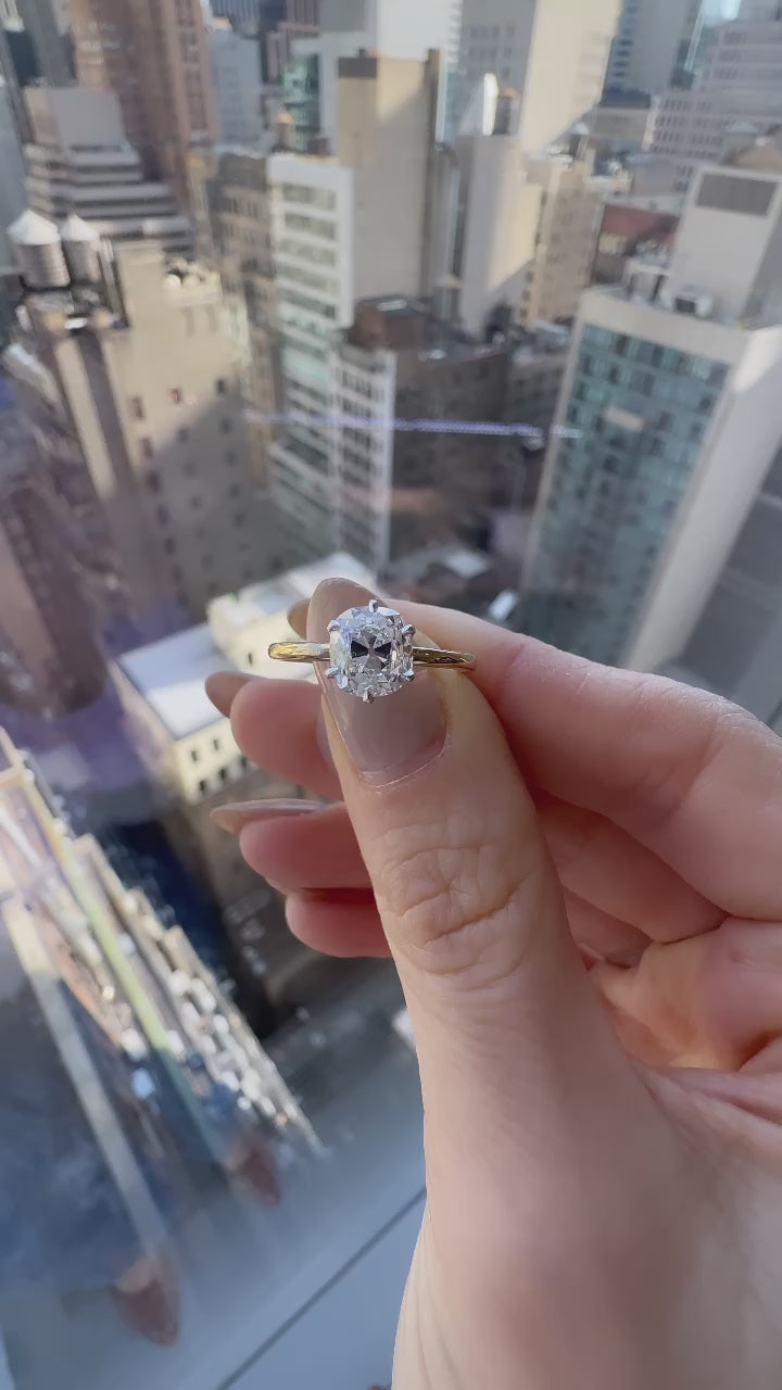 Old Mine cut diamond 