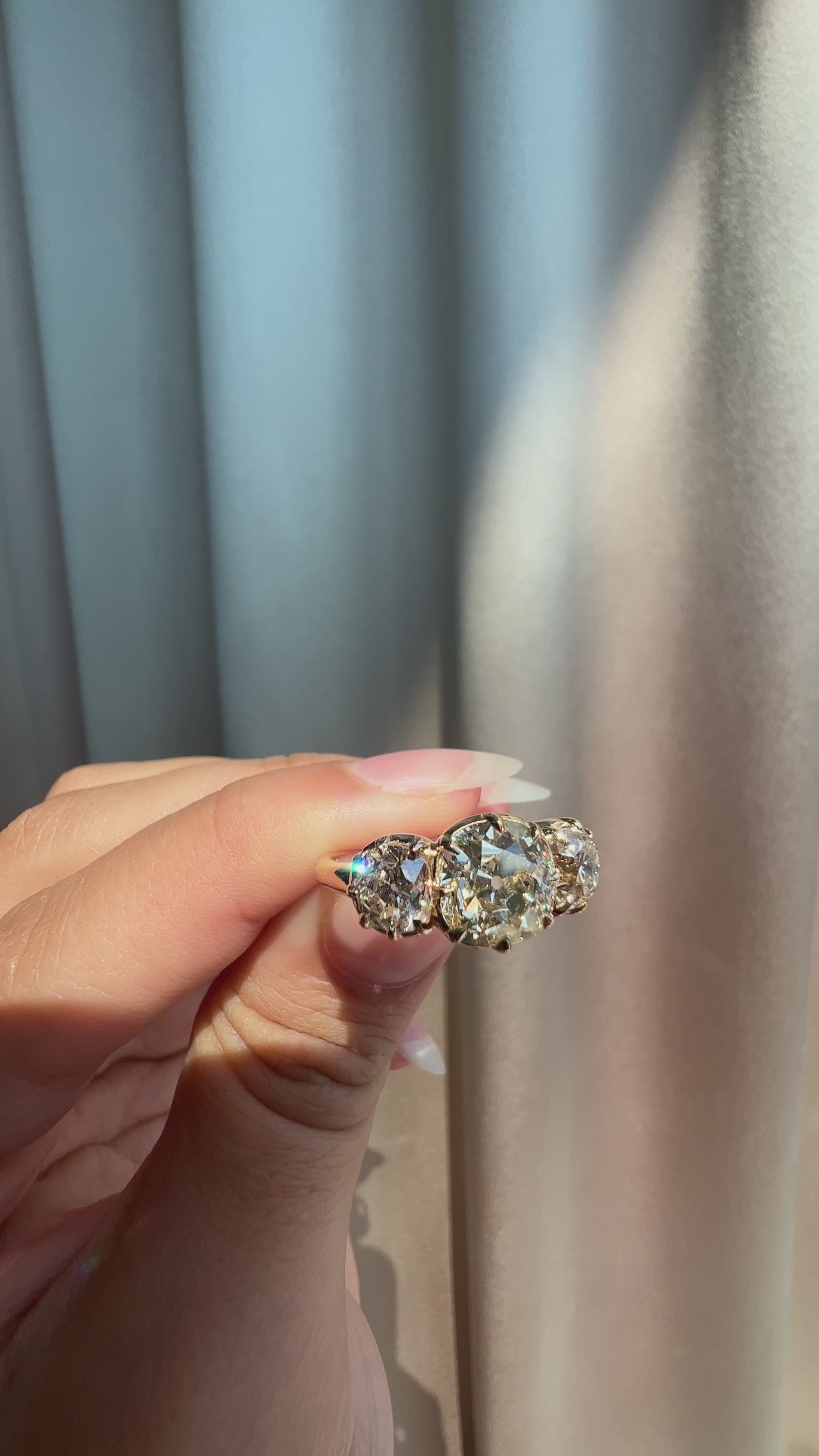 Old Mine cut diamond 