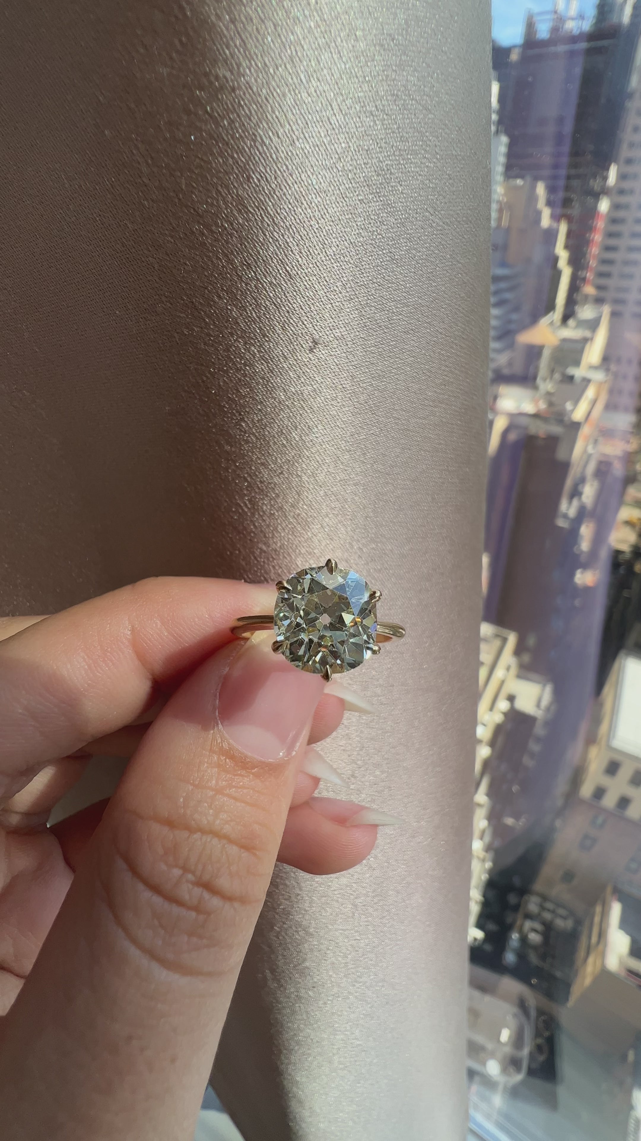 Old Mine cut diamond 