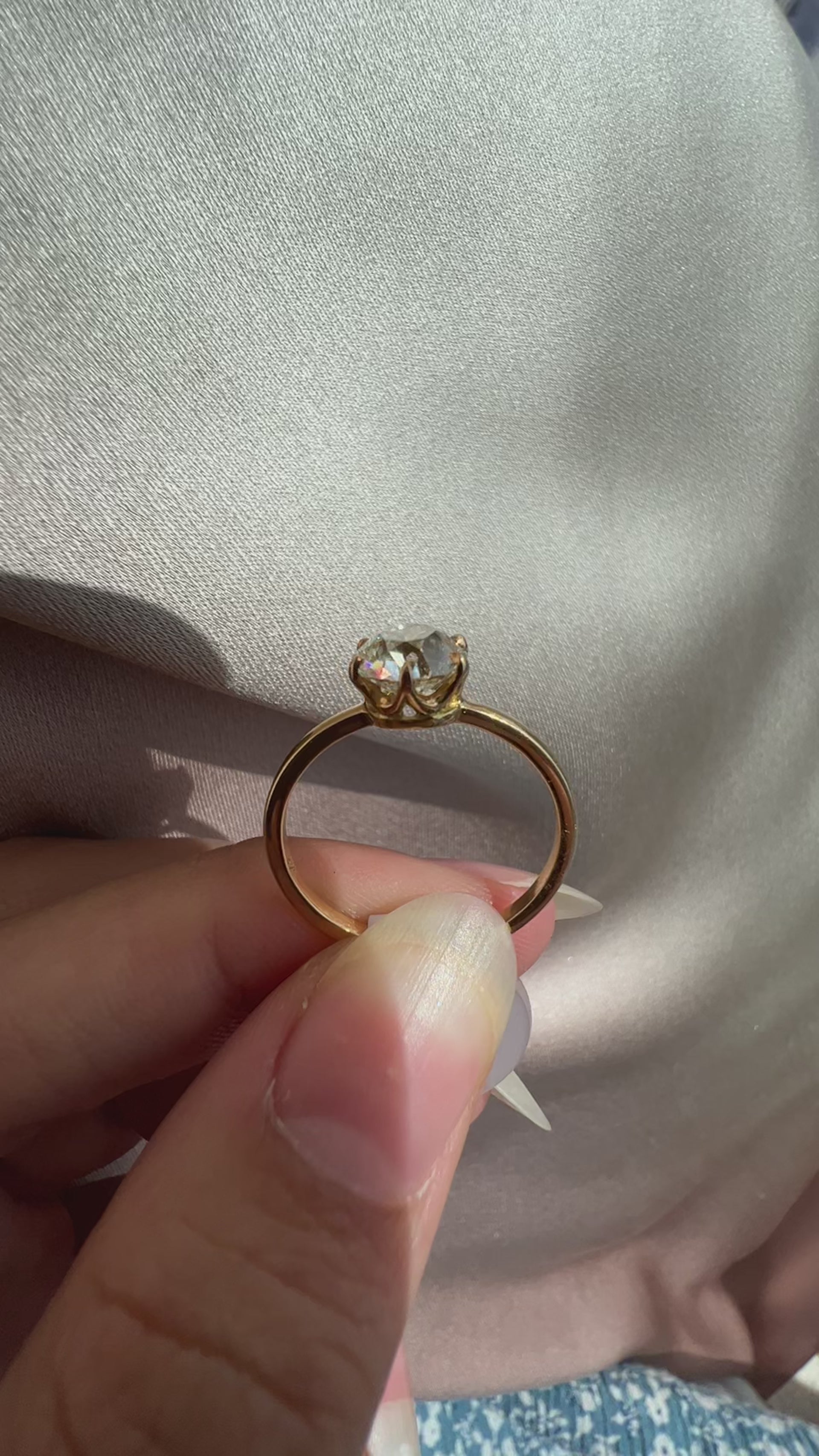 Old European cut diamond 