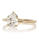 1.00ct Pear cut diamond Ring