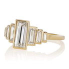 1.00ct Step Cut Diamond Ring