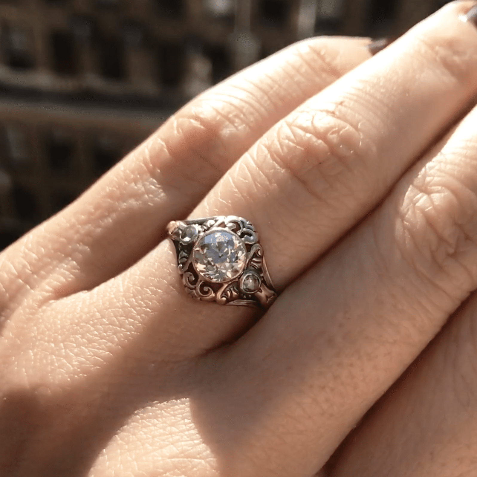 1.01 Carat Old European Cut Diamond