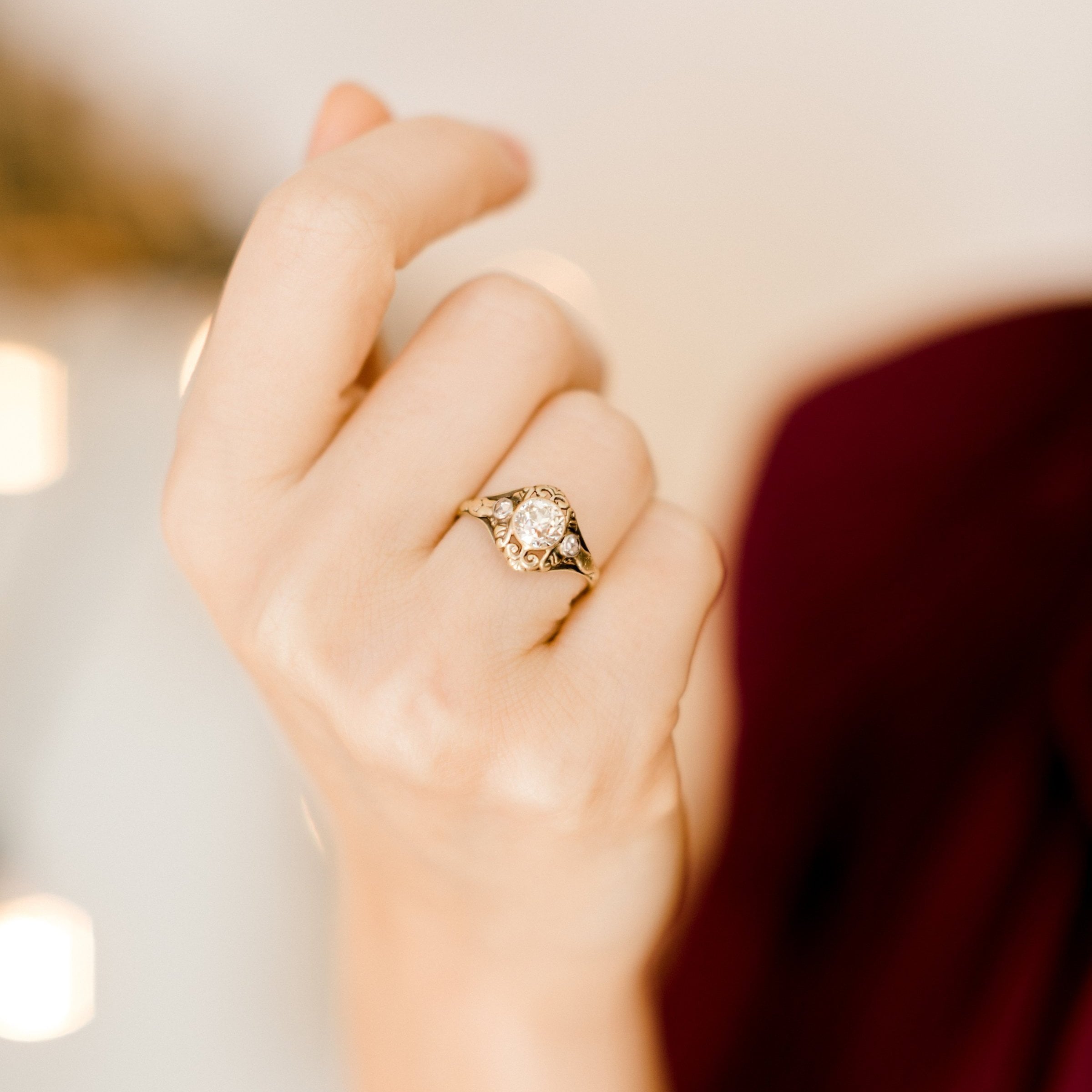 1.01 Carat Old European Cut Diamond