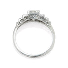 Art Deco Asscher Cut Diamond Engagement Ring