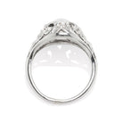 Vintage Bezel Set Diamond Engagement Ring