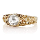 Rose Cut Diamond Antique Bezel Setting