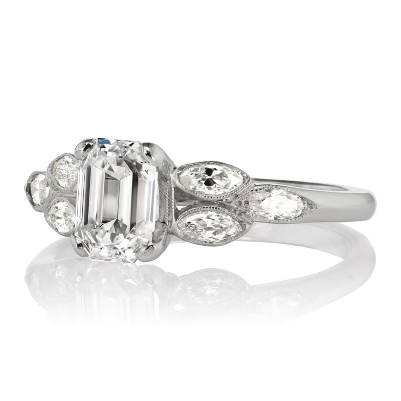 1.02ct Emerald cut diamond Ring