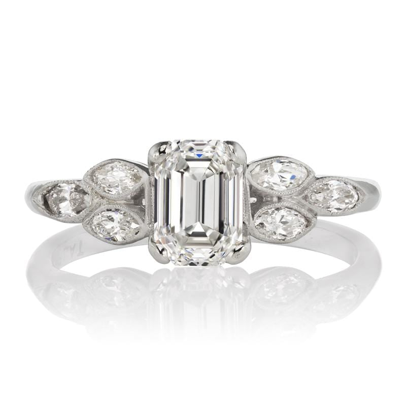 1.02ct Emerald cut diamond Ring