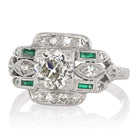 1.02ct old European cut diamond Ring