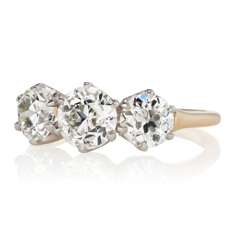 1.03ct old European cut diamond diamond engagement ring