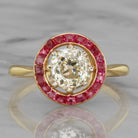 1.05ct old mine cut diamond