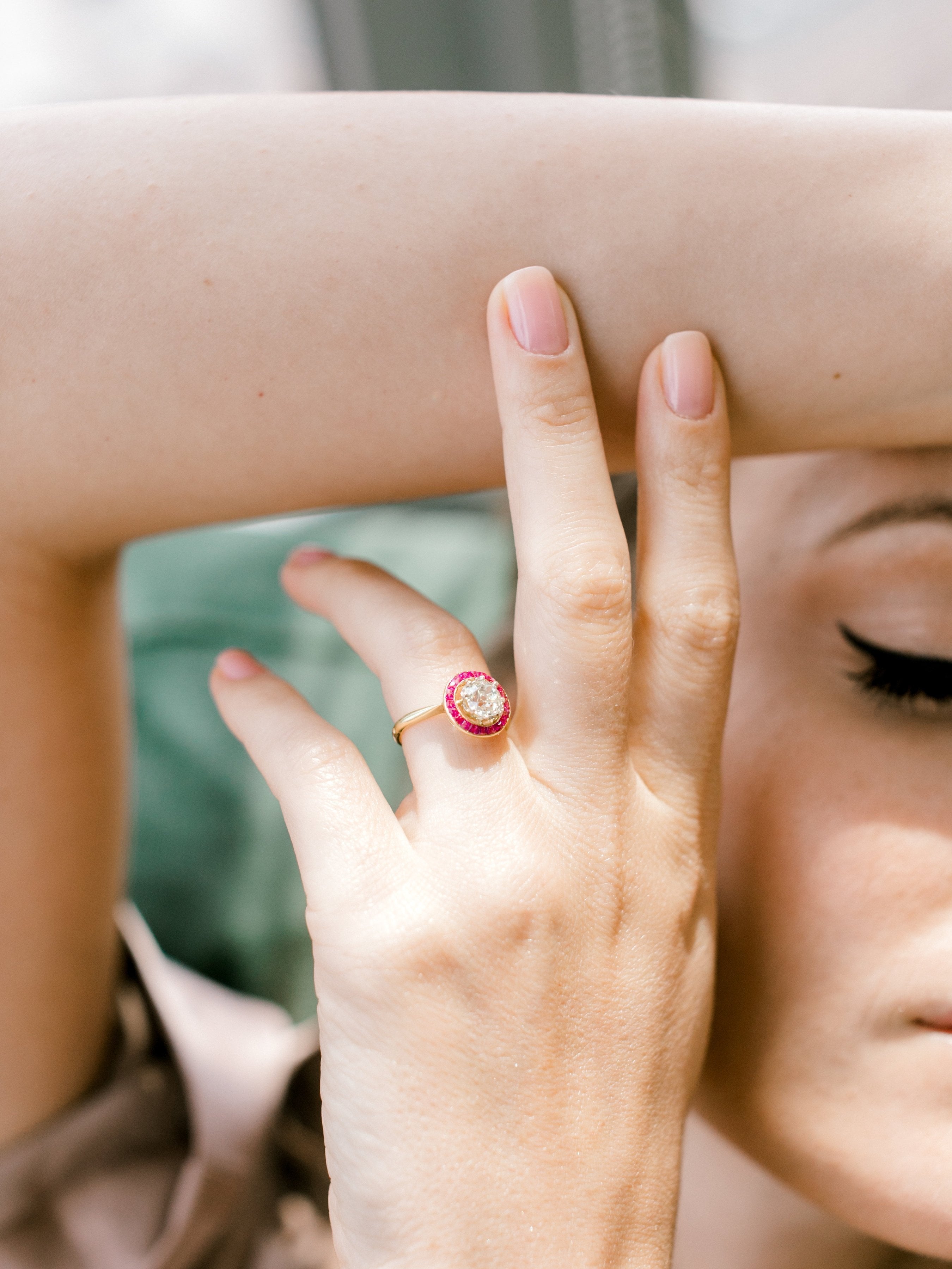 1.05ct old mine cut diamond