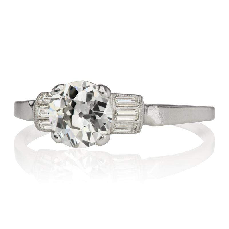 1.06ct old European cut diamond diamond engagement ring