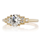 1.06ct Transitional cut diamond Ring