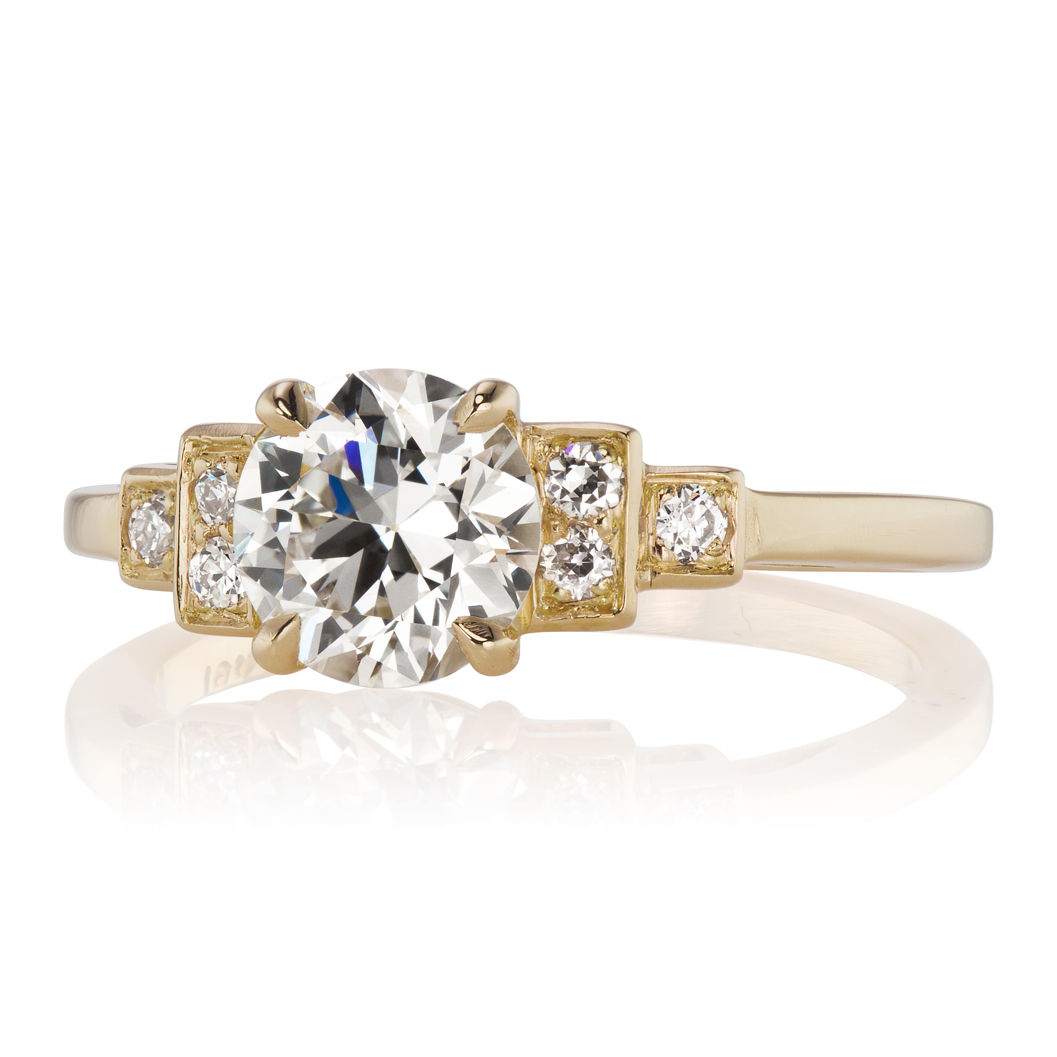 1.06ct Transitional cut diamond Ring