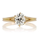 1.07ct old mine cut diamond Ring