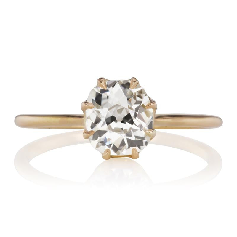 1.07ct old mine cut diamond Ring